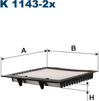 Filtron Filtr kabinowy K1143-2X