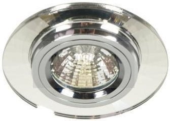 Candellux SS-10 2230507 CH/WH MR16 Chrom OPR. STROP. STAŁA OKRĄGŁA SZKŁO BEZBARWNE