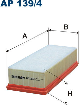Filtron AP 139/4 - Filtr powietrza Audi A4 II 1.8TFSI, 2.0TDI 11/07->, A5 1.8