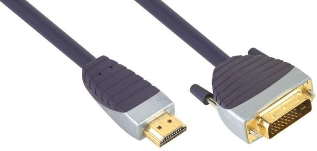 Bandridge Kabel HDMI wtyk - DVI wtyk2 m Premium (SVL1102)