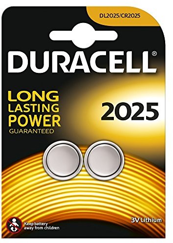 Duracell Specialty Typ 2025 Lithium bateria guzikowa, 2er Pack 5000394203907