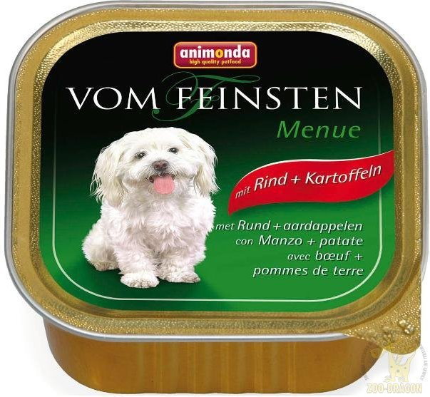 Animonda Vom Feinsten Menue Wołowina i Ziemniaki 150g 82-968