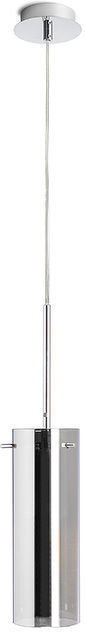 Redlux Lampa wisząca SANSSOUCI I wisząca szkło chromowane 230V E27 60W R10509 -
