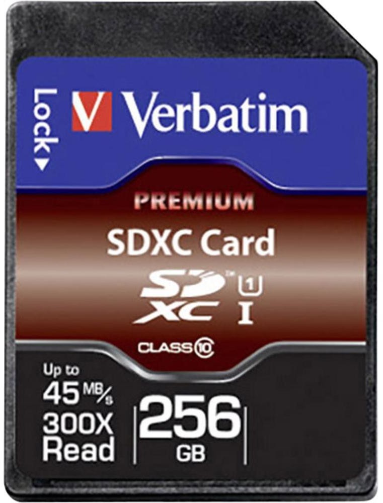 Verbatim SDXC Class 10 256GB (44026)