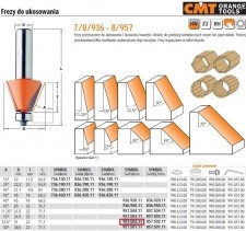 CMT FREZ DO UKOSOWANIA Z ŁOŻYSKIEM HM A=22,5 D=31 I=22 S=12 CMT957.502.11