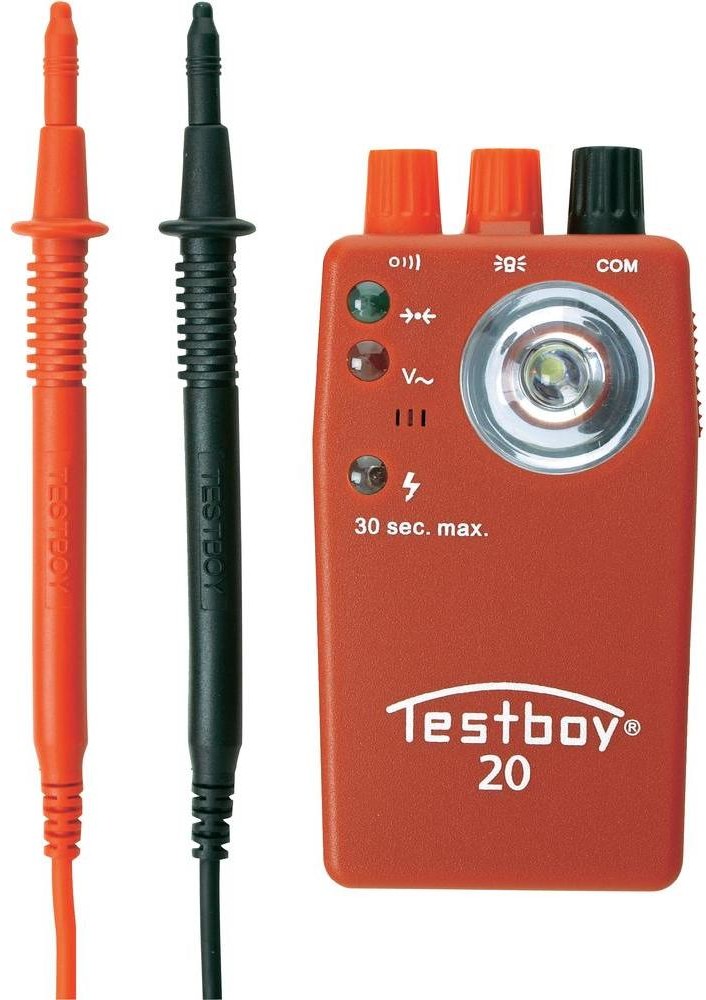 Testboy Tester wielofunkcyjny 20 CAT III 300 V 10 mA 0 -20 / 0 / 250 3 x AA