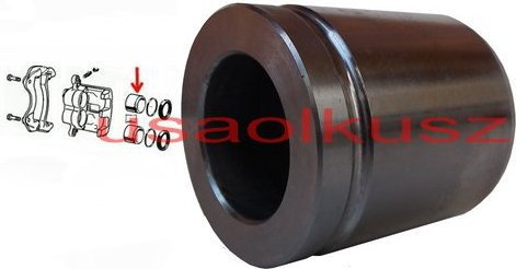 METALOWY tłok przedniego zacisku hamulcowego Jeep Grand Cherokee 2005-2010