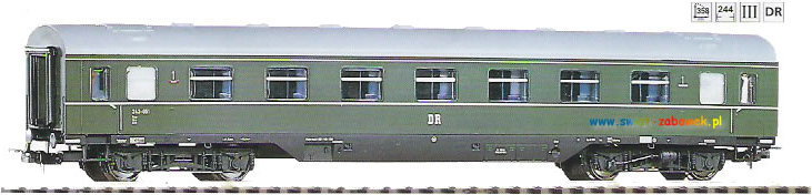 Piko – Wagon pasażerski Modernisierungswagen 1.Kl. A4ge mit Schürze (53240