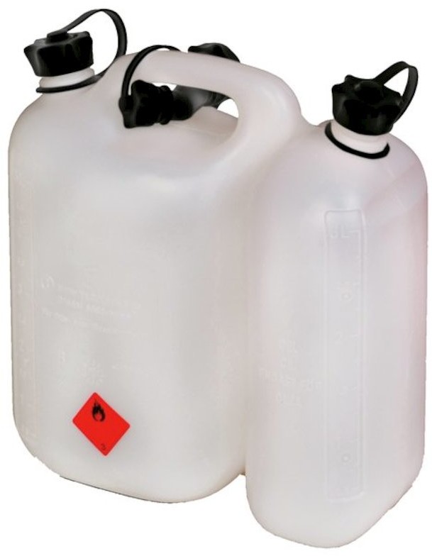 Kanister podwójny Eco Hünersdorff biały 5,5+3 l