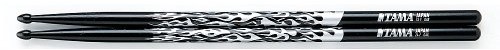 Tama TAMA tama o7 a-F-BS Silver rhythimic Fire bęben kijki (para, Długość 390 MM, średnica 13 MM) Czarny TAMA-O7A-F-BS