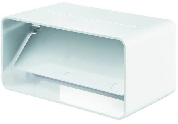 Vents Łącznik kanałów płaski 120 x 60 mm z zaworem zwrotnym