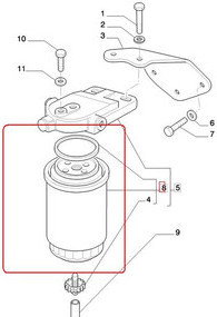 CNH FILTR PALIWA NEW HOLLAND 84214564 - 47135706 - 1930010 - 1902138