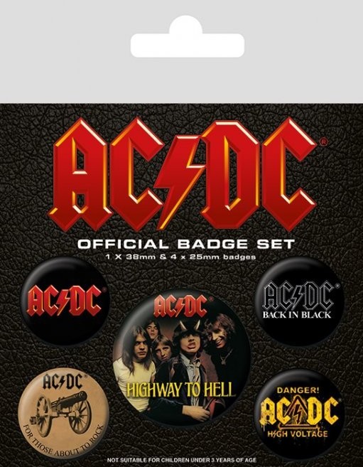 Pyramid Posters AC/DC (Logo) - przypinki BP80494