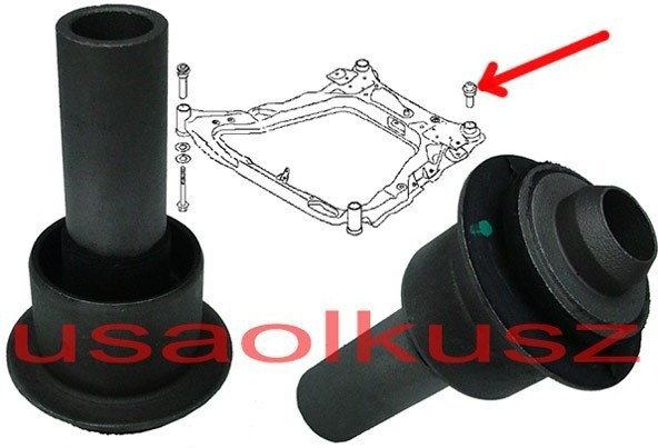 FEBEST Tuleja kołyski silnika tylna Nissan X-Trail