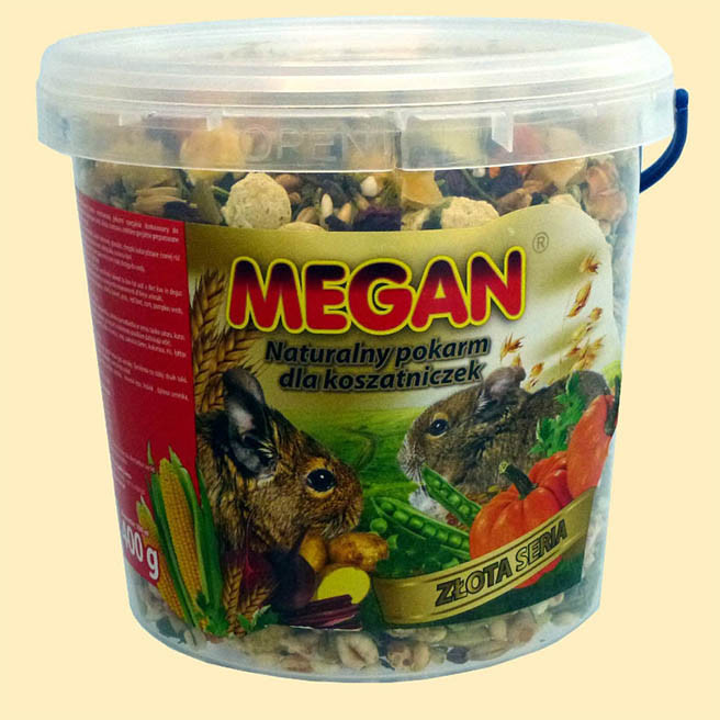 Megan Pokarm naturalny dla koszatniczek 3l
