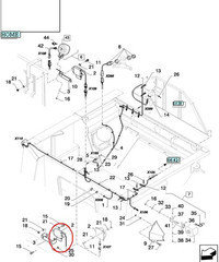 CNH CZUJNIK POZIOMU ZIARNA W ZBIORNIKU NEW HOLLAND 86626239 - 87532857