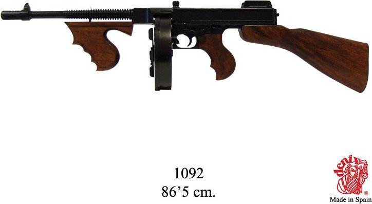 Denix GANGSTERSKI THOMPSON M1928 TOMMY GUN -AL CAPONE- REPLIKA KARABINU