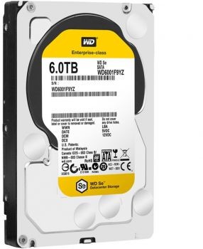 Western Digital Dysk serwerowy Dysk twardy Se, 3.5, 6TB, SATA/600, 128MB cach (WD6001F9YZ)