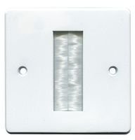 Pro Signal Pro wire wejście sygnału do szczotki paski Single Gang Wall Face Plate  biały 22497av