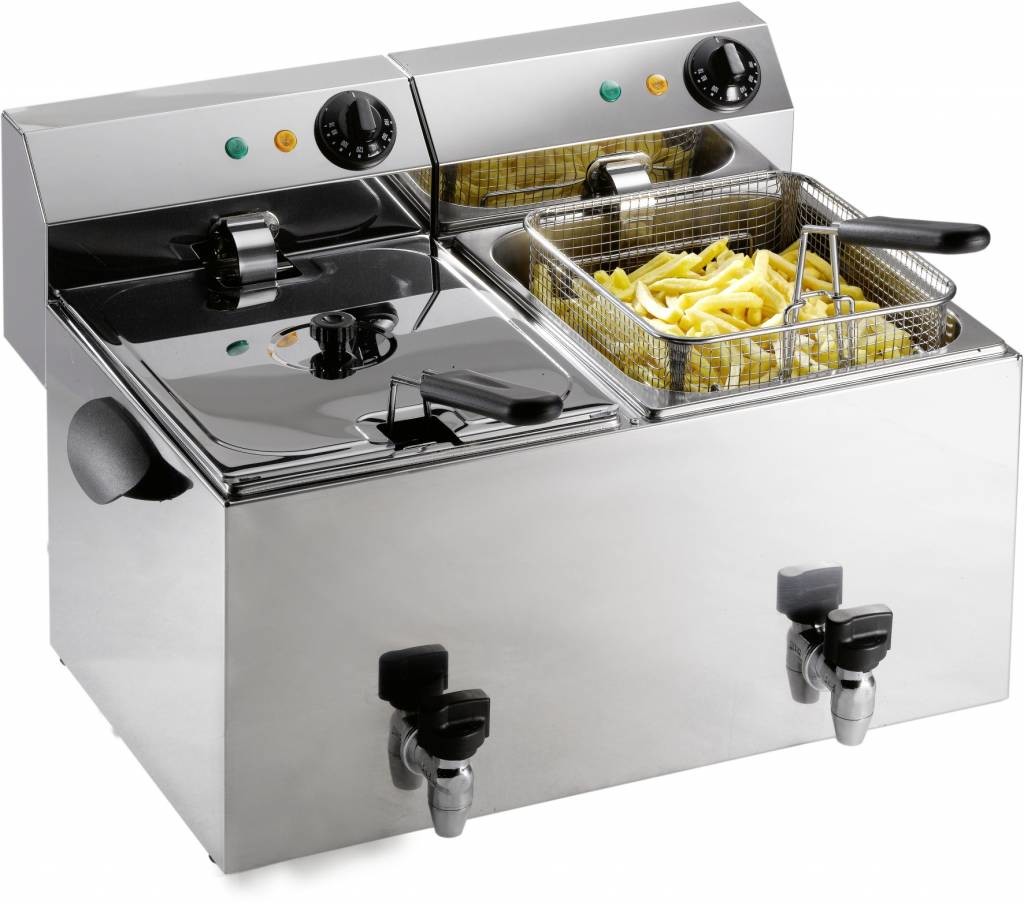 Saro Frytownica z kranem spustowym | 2x 8L | XXLPROMOCJA 172-2075
