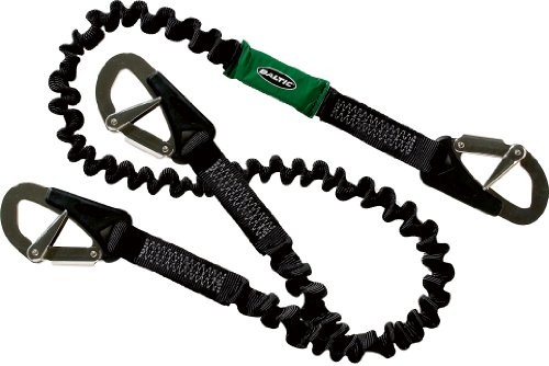 Baltic Safety Line 3 Hook elasticated  Black. 2 m 106