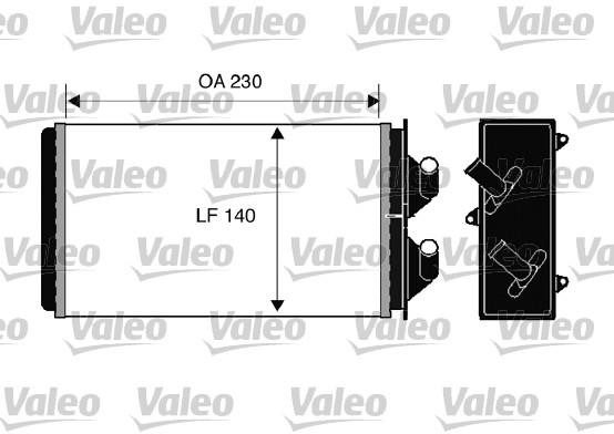Valeo nagrzewnica 812303 812303