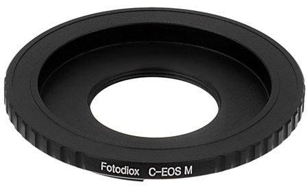 EOS Fotodiox LENS Mount Adapter, C-MOUNT Movie and CCTV camera Lens to Canon M (EF-M Mount) Mirrorless camera, M, M2 Cmount-CanonEOSM