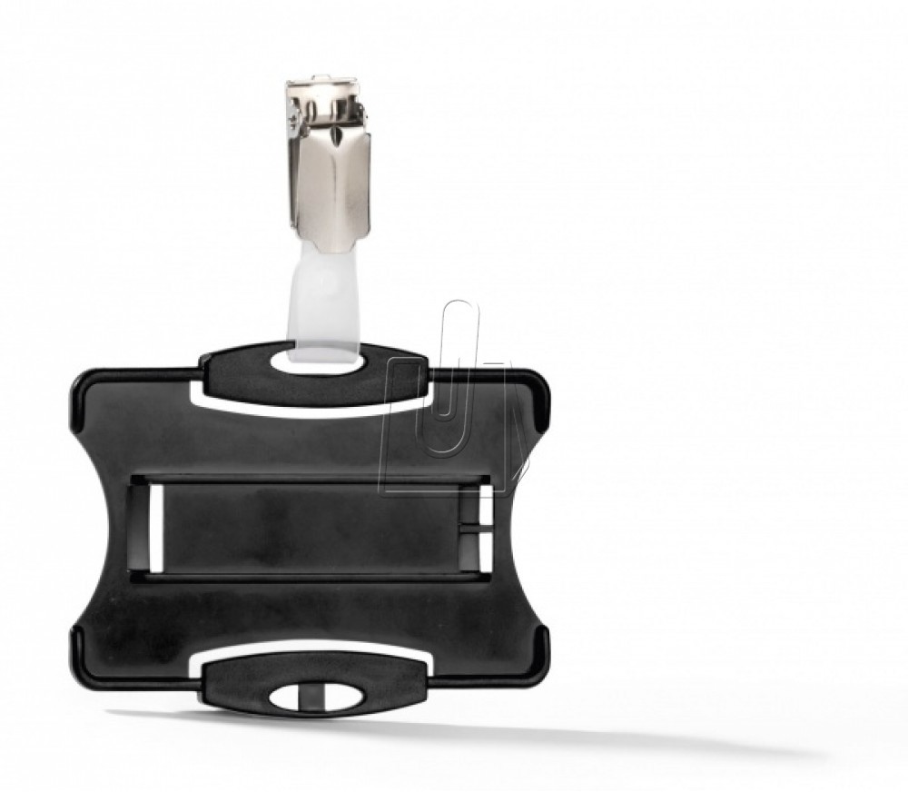 Durable Etui do kart identyfikacyjnych z klipem przeźroczyste 8683-19
