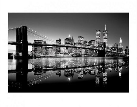 Pyramid Posters Brooklyn Bridge (B&W) - reprodukcja PPR43016
