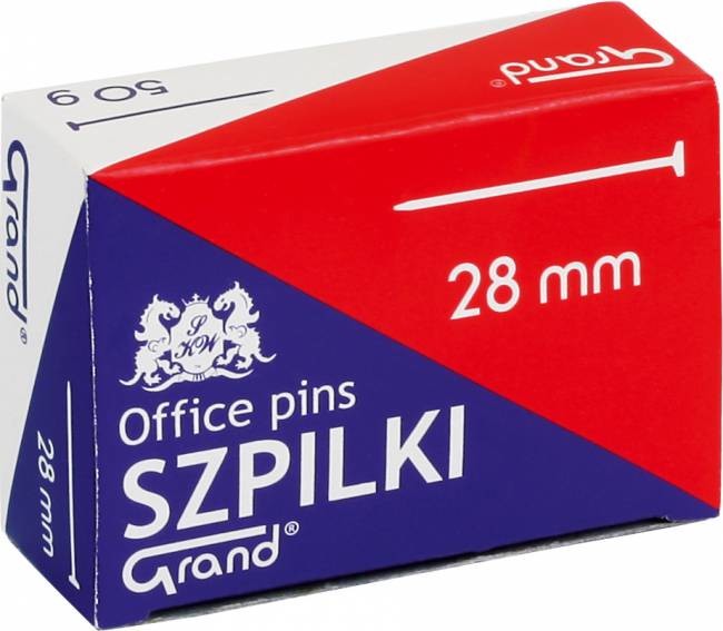 Grand SZPILKI stalowe 28 mm 50g - 2+1 GRATIS - KWTR072 NB-6818