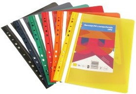 KBK Skoroszyt wpinany A4 twardy pomarańczowy PP195-7