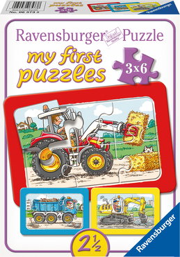 Ravensburger My first Dżwig,ciężarówka, traktor 06573