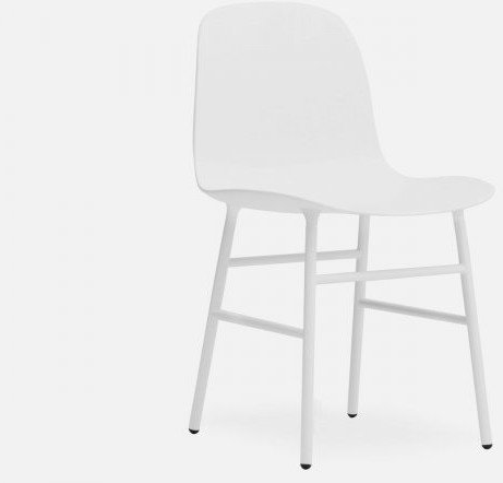 Normann Copenhagen Krzesło Form Stalowe białe  602810