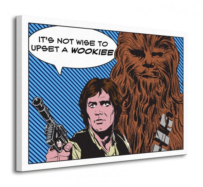 Art group Digital Star Wars (Its Not Wise To Upset A Wookiee) - Obraz na płótnie WDC90667