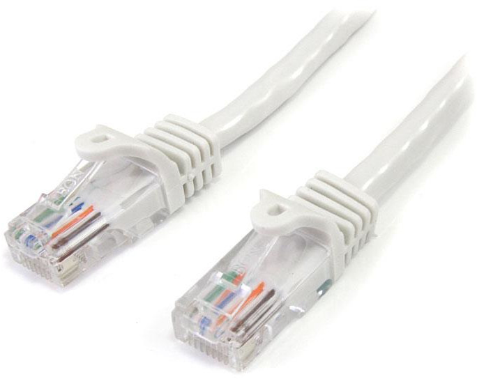 StarTech CAT 5E Biały Patchcord 2M 45PAT2MWH