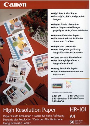 Canon Papier HR101A4 High Resolution Paper (106g, A4 200 1033A001