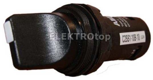 ABB Przełącznik obrotowy 2poz.1NO czarny C2SS1-10B-10 1SFA619200R1016