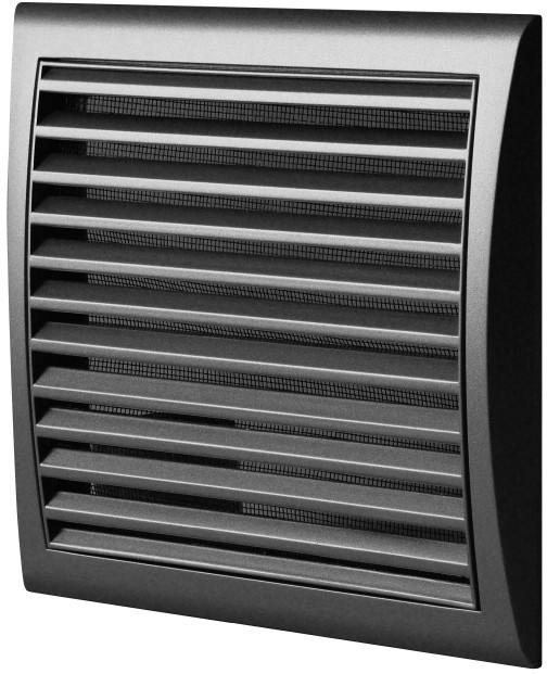 Vents Kratka z siatką srebrna 150 x 150 mm