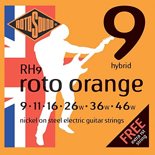 Rotosound rotos górne Roto Electric Guitar Strings RH9