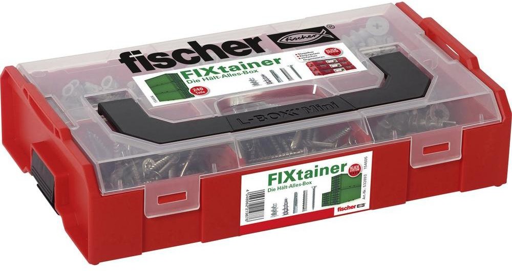 Fischer Pudełko z kołkami i śrubami FIXtrainer 532893 240 części