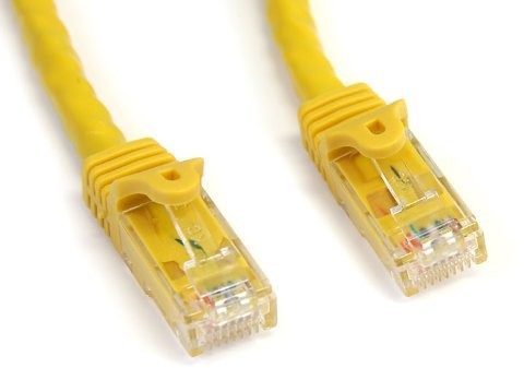 STARTECH.COM 15 ft Snagless Startech Cat6 UTP Patchkabel, ETL-Verified, czarna, spig9, żółty N6PATCH25YL