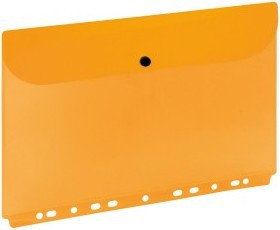 KW Trade Teczka kopertowa EAGLE z europerforacją transparentna pomarańczowa A4 K