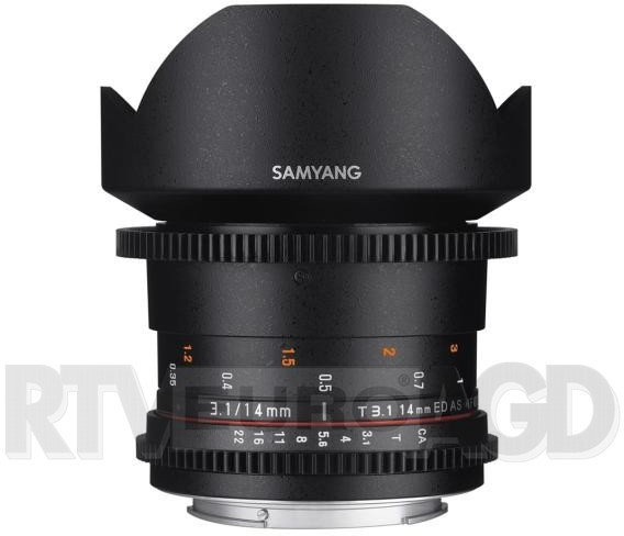 Samyang 14mm T3.1 IF AS ED UMC VDSLR II Canon M (F1312602101)