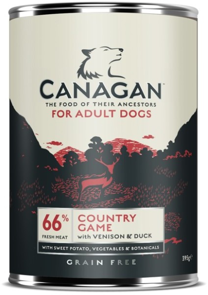 Canagan Country Game 395G  Puszka Dla Psa (Dziczyzna I Kaczka)