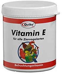 Quiko Vitamin E - Befruchtungsvitamin Für Alle Ziervogelarten, Dose, 1Er Pack (1 X 350 G)