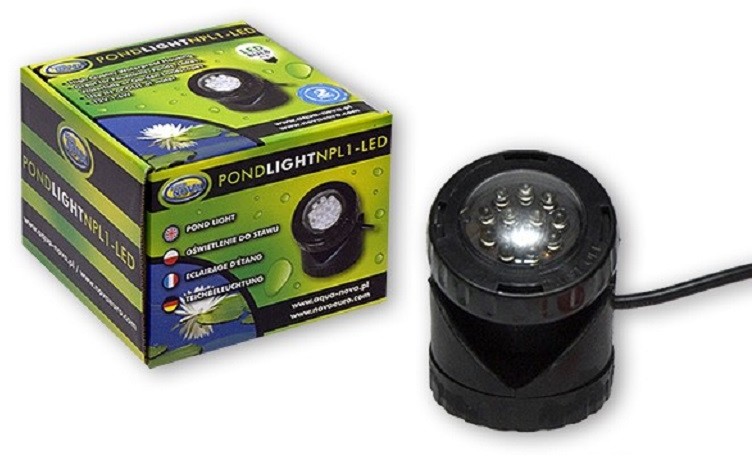 Aqua Nova AQUA NOVA Wodoodporna lampa LED do oczka wodnego 1x1,6W 12V