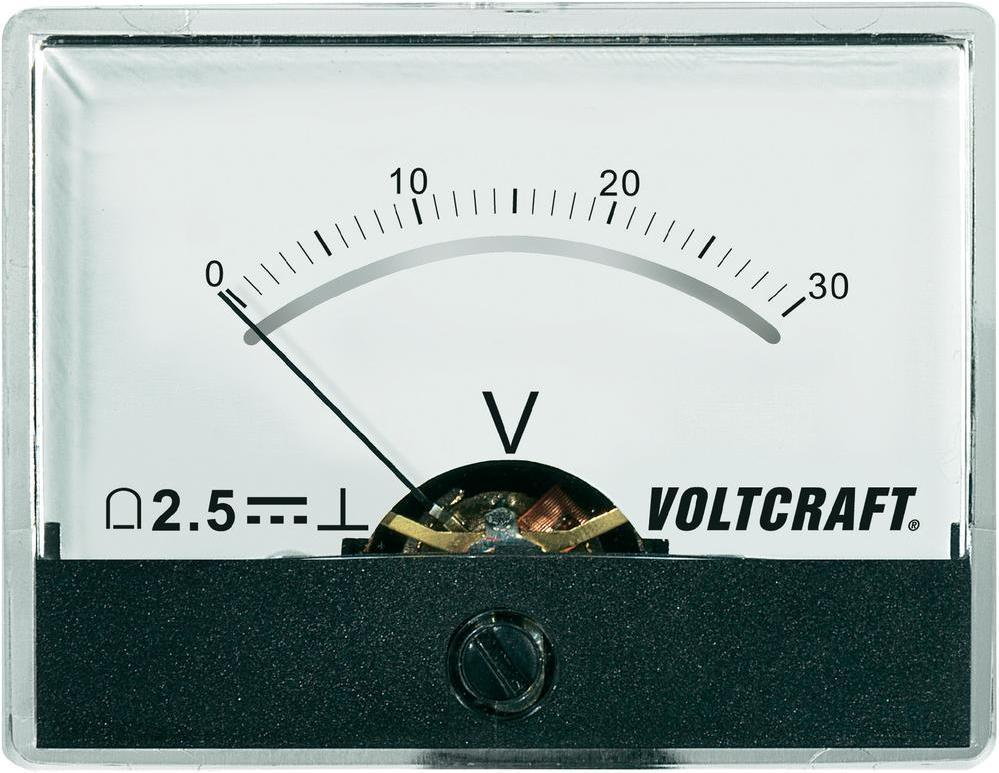 VOLTCRAFT Analogowy wskaźnik panelowy AM-60X46/30V/DC