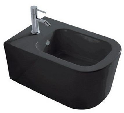 Galassia Meg11 Bidet wiszący 55x35cm, czarny 5412NE
