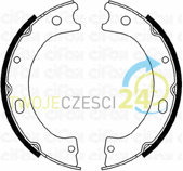 CIFAM Zesatw szczęk hamulcowych, hamulec postojowy 153-289