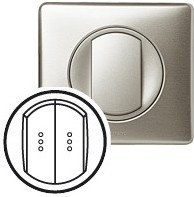 Legrand 068304 CELIANE Klawisz podwójny podświetlany tytanowy